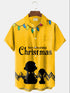 Men's Christmas Funny Graphic Short Sleeve Hawaiian Shirt
